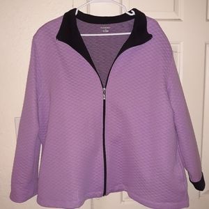 Allison Daley cardigan with zipper and pockets 3xl